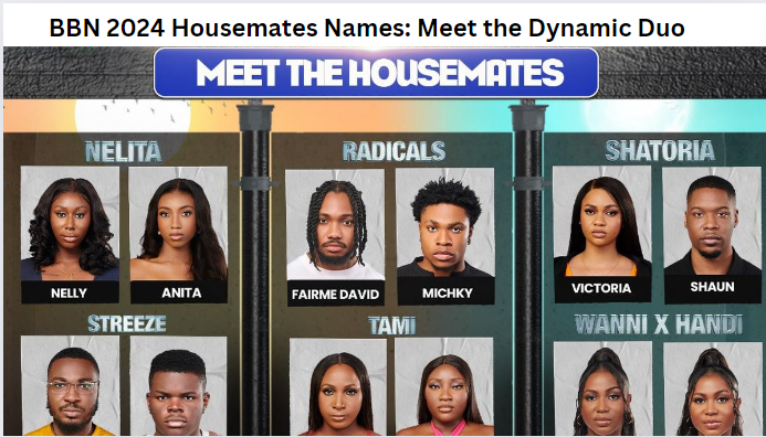 BBN 2024 Housemates Names